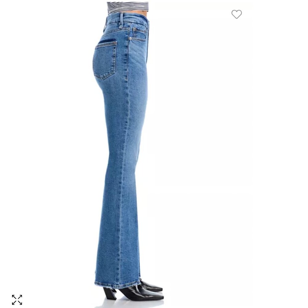 Good American Good Classic High Rise Boot Jean - women's 28 / 6 - Picture 6 of 12